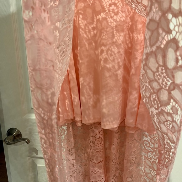 Lace hi-lo prom dress NEW - Picture 5 of 10